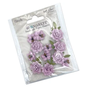 New 49 And Market - FLORETS - Paper Flowers - SOFT LILAC - Picture 1 of 2