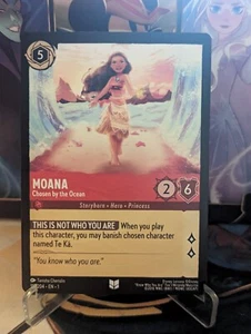 Disney Lorcana - MOANA - Chosen By The Ocean - Uncommon 117/204 - Picture 1 of 1