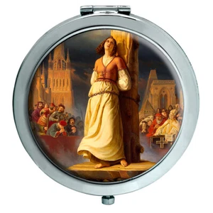 Martyrdom of St. Joan of Arc Compact Mirror - Picture 1 of 5