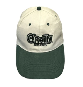 Gorra de béisbol "Oreilly Auto Parts" ajustable gancho y bucle verde y blanco roto - Imagen 1 de 15
