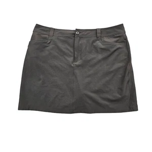 Eddie Bauer Skorts womens size 14 Black outdoor Hiking stretch inner shorts - Picture 1 of 12