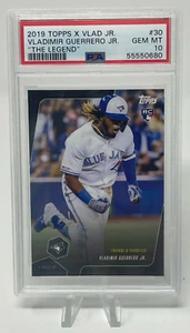 2019 Topps X VLAD JR The Legend RC #30B VLADIMIR GUERRERO JR PSA 10 8/10 Silver - Picture 1 of 2