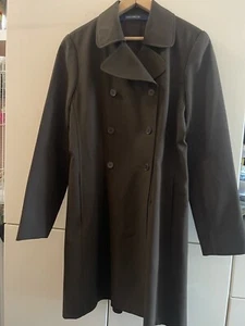 FRENCH CONNECTION WOMENS COAT JACKET BROWN SIZE 6 Mid Length - Picture 1 of 6