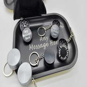 Schlüsselanhänger Brecher Kräutermühle Weihnachten Gravur personalisiert Freund Papa - Bild 1 von 8