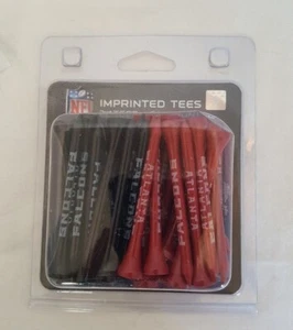 Atlanta Falcons ~ Paquete de 50 camisetas de golf de madera de 3/4" de la NFL ~ NUEVAS ~ ENVÍO RÁPIDO ~ - Imagen 1 de 1