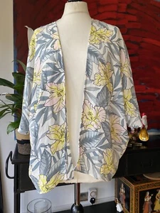 Floral Kimono Top Women’s Size 8 - Picture 1 of 8