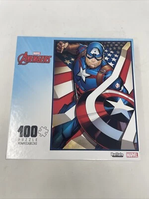 Buffalo Games The First Avenger 100 Piece Jigsaw Puzzle 11in X 15in 6+ Years Old - Image 1 of 4