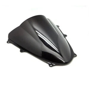 Black Double Bubble Windshield Shield ABS For Suzuki GSXR1000 K9 2009-2016 - Picture 1 of 2