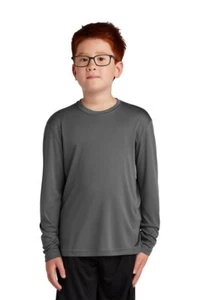 Sport-Tek® Youth Long Sleeve PosiCharge® Competitor™ Tee - YST350LS - Picture 1 of 5