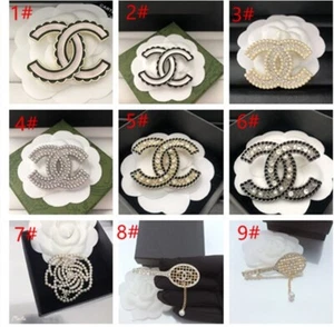 Luxurious Diamonds Exquisite Pin Letter Brooch Jewelry Suit Accessories Ornament - Picture 1 of 20