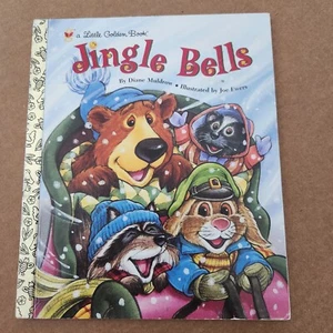 Y2k 2001 A Little Golden Book JINGLE BELLS Diane Muldrow Very Good Condition - Picture 1 of 7