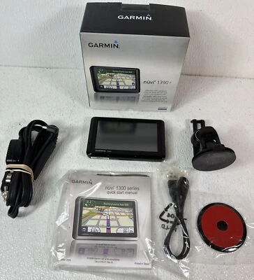 Garmin Nuvi 1390T GPS Navigator 4.3" Screen Open Box Tested - Image 1 of 4