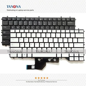 Neu 0080CF 00T44R für Dell Alienware M15 R2 R3 US-Tastatur mit Hintergrundbeleuchtung weiß SCHWARZ - Bild 1 von 13