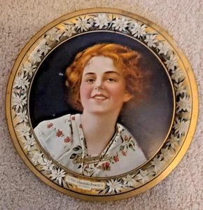 1913 EDELWEISS BEER PRE PROHIBITION TRAY PETER Schoenhofen BREWING CO CHICAGO IL - Picture 1 of 4