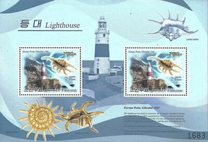 COREA - 2009 MNH "Faros del Mundo - GIBRALTAR" ¡Hoja de Recuerdo!!! - Imagen 1 de 1
