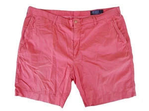 Polo Ralph Lauren Men's Designer 100% Cotton Hot Pink Chino Shorts - Size 40 - Picture 1 of 10