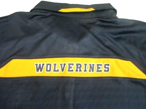 Nike Dri Fit Wolverines Golf Polo Para Hombre XL Azul Oscuro 3 Botones Pullover Usado en Excelente Condición - Imagen 1 de 9