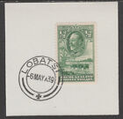 BECHUANALAND 1932 KG5 1/2d  on piece with MADAME JOSEPH FORGED POSTMARK