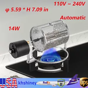 14W Electric Coffee Bean Baking Roaster Peanuts Pine Nuts Roaster Baking Machine - Picture 1 of 20