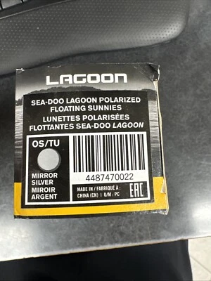 New Sea-Doo Floating Polarized Lagoon Sunglasses - Mirror Silver - 4487470022 - Image 1 of 2