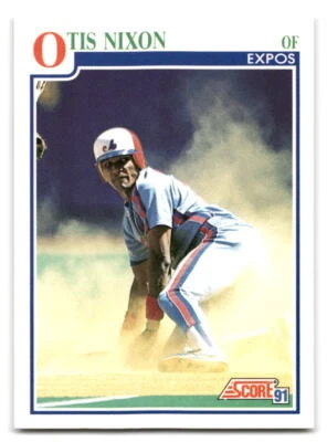 Otis Nixon 1991 Score Baseball #431 Montreal Expos - Image 1 of 2