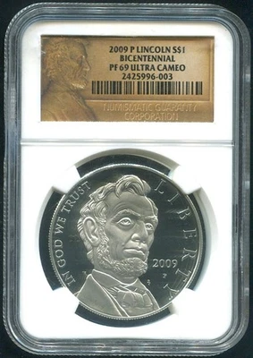 (2) U.S. Commemorative Silver Dollars;  Lincoln and  "Old Mint" - Image 1 of 4
