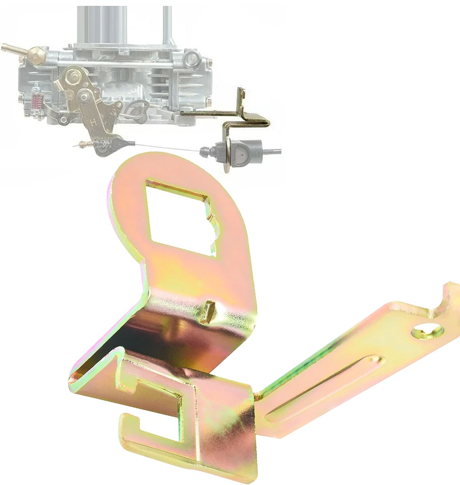 CARBURETOR KICKDOWN CABLE BRACKET 700R-4 TRANSMISSION FOR HOLLEY QFT 49-95QFT  W - Image 1 of 1