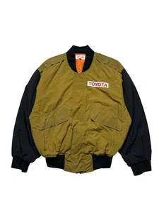 Vintage Toyota Racing JDM Motor Sport Racing Racing Team Jacket Bomber Sz Medium - Picture 1 of 12