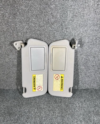 Juego de pares de parasoles laterales para conductor y pasajero Hyundai Elantra 2001-2006 vinilo gris Foto 1 de 4