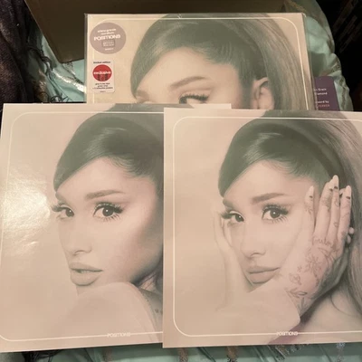 Ariana Grande Positions Green Vinyl LP with 2 Posters Target Shrink Hype Sticker - Image 1 of 4