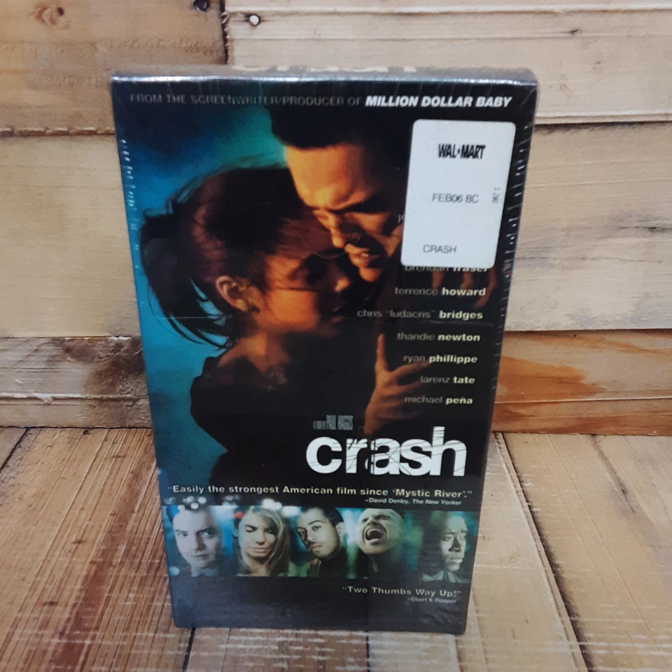 Crash VHS Sealed Sandra Bullock Don Cheadle Drama Oscar Winner Thriller Foto 1 de 4