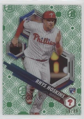 2018 Bowman High Tek /99 Rhys Hoskins #RHT-RH Rookie RC - Image 1 of 2