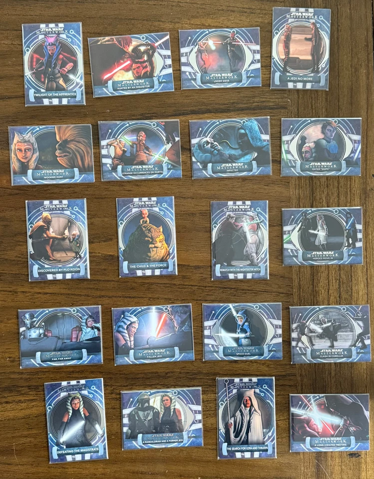 2024 Topps Star Wars Masterwork ✨Journey of Ahsoka Tano✨ Complete Set 1-20 - Image 1 of 4