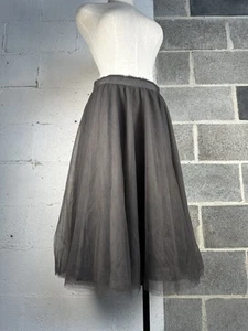 Marc Le Bihan Tulle Asymmetrical Midi Skirt in Grey / Excellent condition - Picture 1 of 8