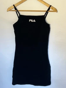 Fila Fitness Tank Sportswear Strappy | Black/White | Ladies | XS | - Picture 1 of 6