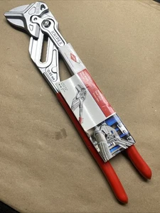 Pince à languette et rainure Knipex 1 pièce + poignée confort + outil de serrage réglable - Photo 1/11