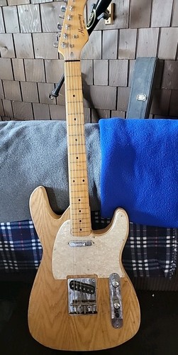 Vintage Harmony Neck Telecaster Style Guitar Custom Oak Body | eBay
