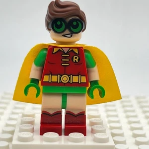LEGO® Minifig sh0315 - Robin - Gafas verdes, patrón de sonrisa / miedo - Imagen 1 de 12