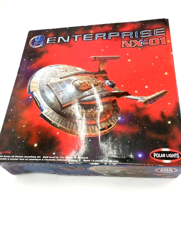 Polar Lights Star Trek Enterprise NX-01 Model Kits 1/350 scale boxed 2018 New - Image 1 of 4