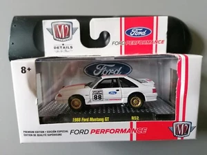 M2 Maschines 1988 Ford Mustang GT 1:64 ähnlich Hot Wheels Greenlight - Bild 1 von 2