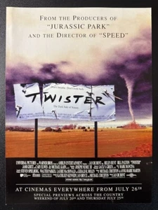 TWISTER - BILL PAXTON | ORIGINAL MAGAZINE ADVERT  8X12" [MV1] - Imagen 1 de 1