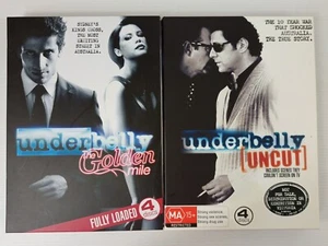 Underbelly Uncut & The Golden Mile Region 4 DVDs 4 Disc Sets VGC Card Sleeves - Picture 1 of 9