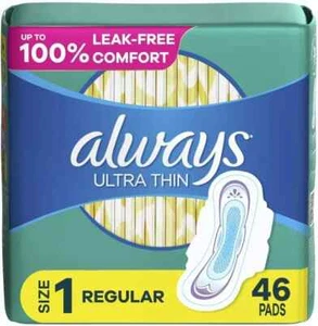 Almohadillas Always Ultra Delgadas, Femeninas para Mujer, Talla 1 Absorción Regular, Con - Imagen 1 de 5