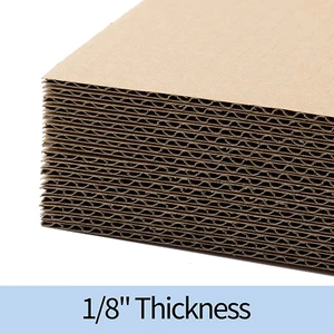 Pads Cardboard Corrugated Inserts Sheet Filler 10/50 Pack Many Sizes - Picture 1 of 37