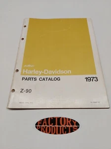 GENUINE HARLEY DAVIDSON 1973 Z-90 Parts Catalog 99446-73A - Picture 1 of 5