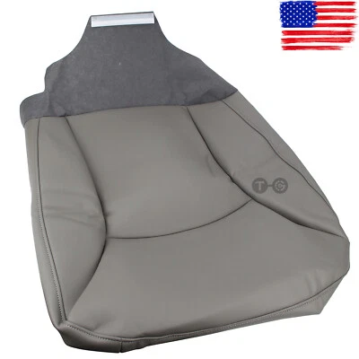 Cubierta de asiento de vinilo gris parte inferior del conductor Fit Ford E150 E250 Econoline Van 2004-2008 Foto 1 de 4
