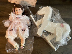 heritage signature collection porcelain doll “Samantha With Rocking Horse” - Picture 1 of 11