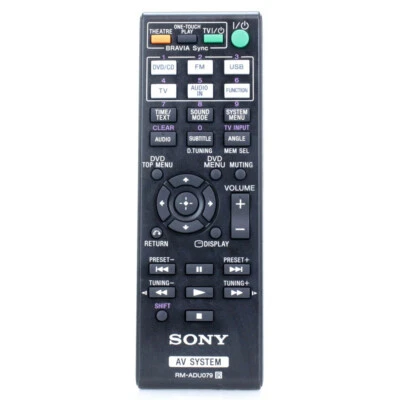 New Original RM-ADU079 For Sony AV System Remote Control DAV DZ171 DAV DZ175 - Image 1 of 4