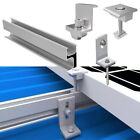Panneau solaire profilé photovoltaïque rail de montage en aluminium toit plat toit métallique rail solaire durable