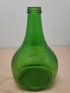 One Half Gallon Green Grape and Ivy Wine Bottle - Picture 1 of 11
